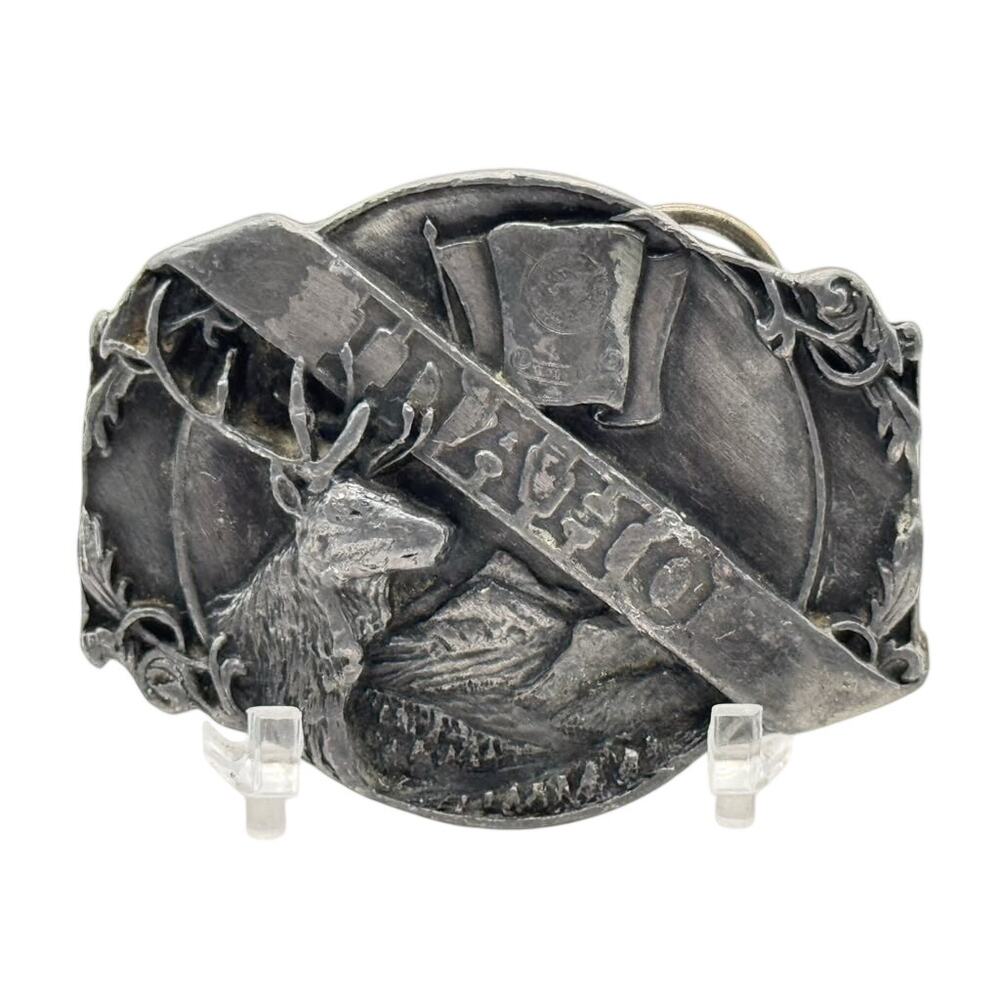 Vintage Bergamot Brass Works Western Bull Rider Limited Edition Belt Buckle